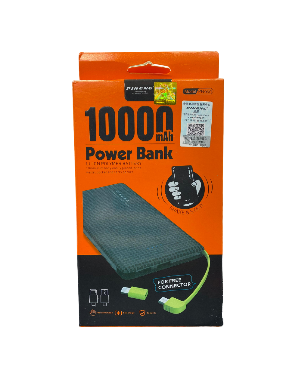 POWERBANK 10000mAh Pineng PN-951